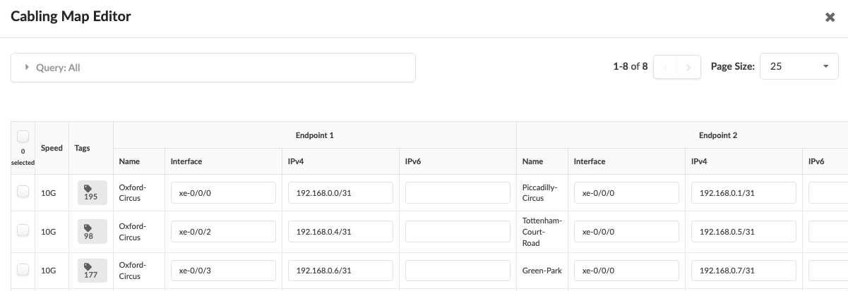 cabling map editor