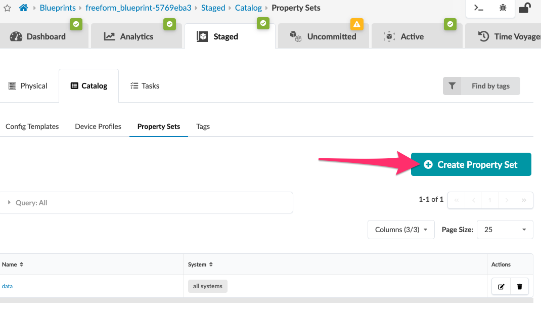 create a new property set