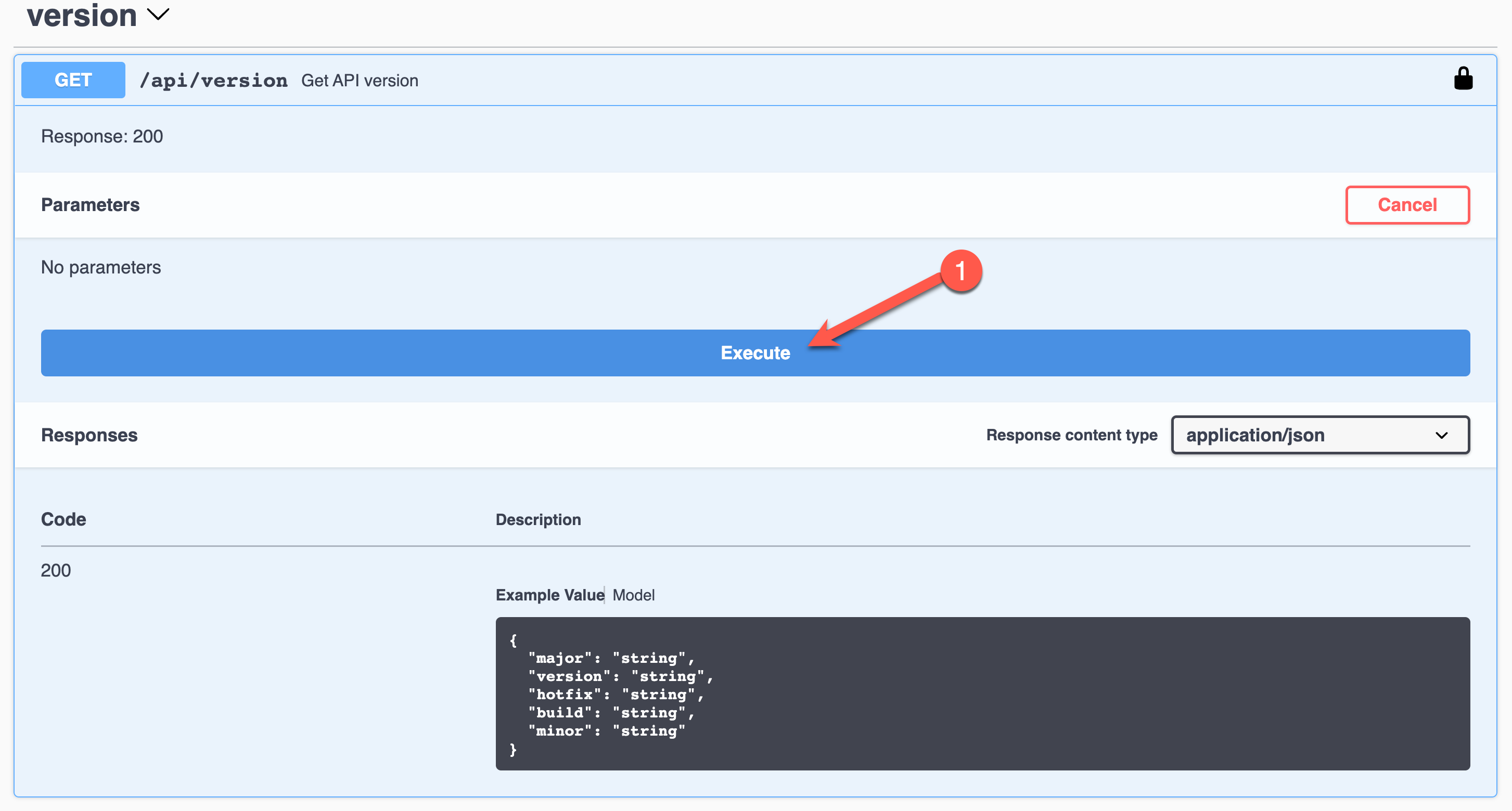 api swagger get version 2