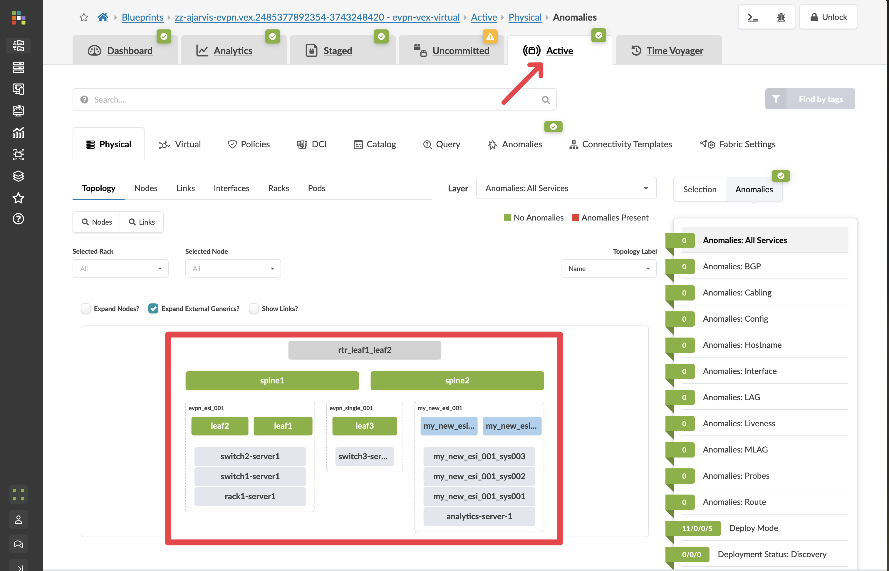 Active view — the live network is unchanged