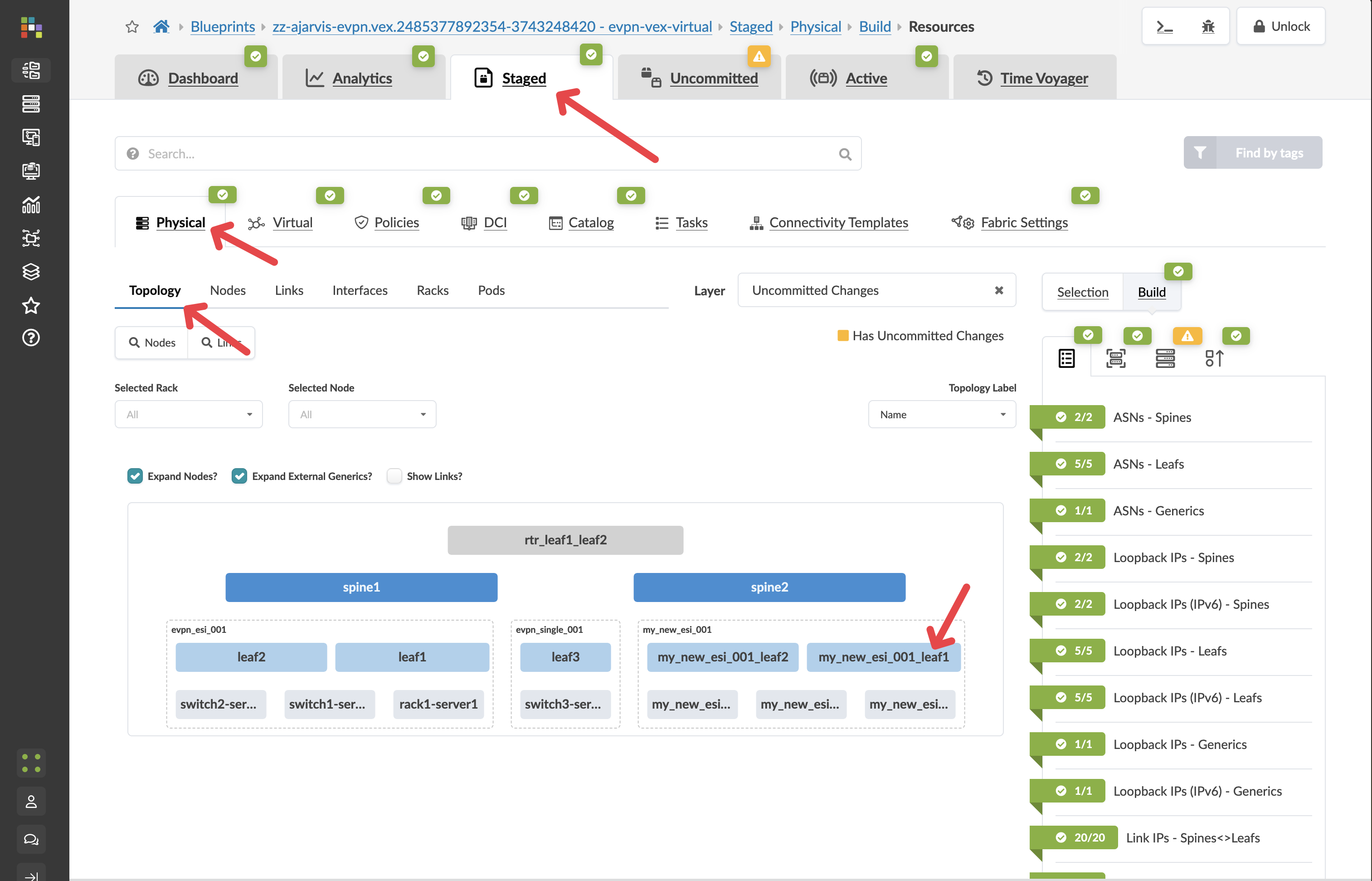 Incrimental Configuration Tab