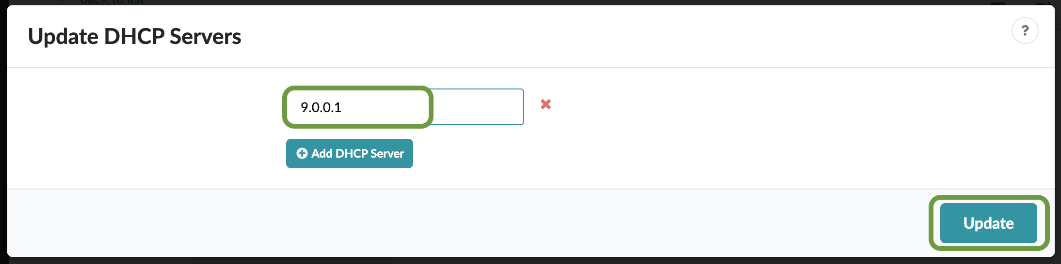DHCP assign